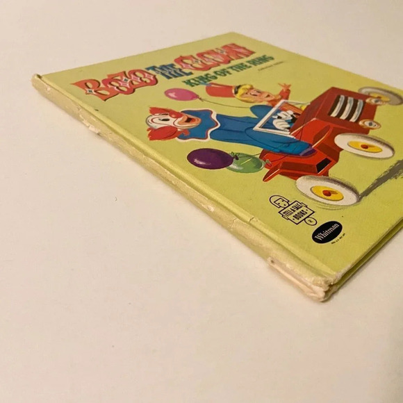 Vintage Lot of 3 Whitman Bozo The Clown Little Red Bicycle Great Fort Books - Picture 4 of 16